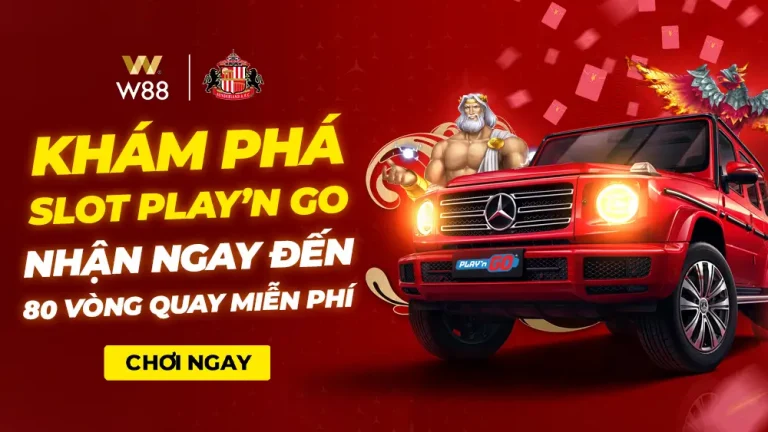 KHÁM PHÁ SLOT PLAY’N GO – NHẬN NGAY ĐẾN 80 VÒNG QUAY MIỄN PHÍ!