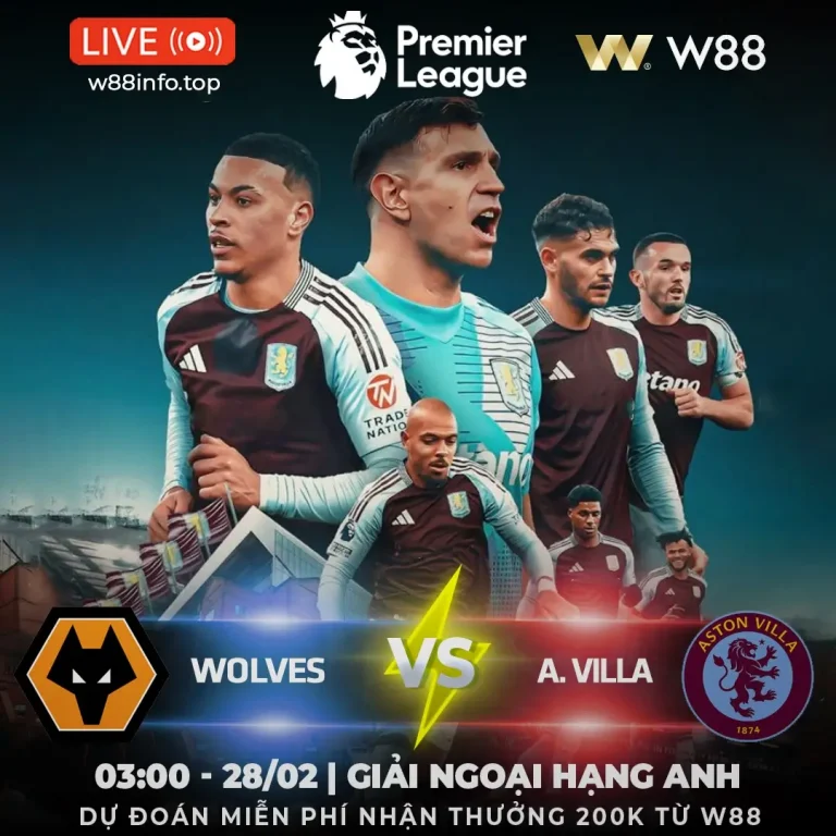 [W88 – MINIGAME] WOLVES – A.VILLA | HANG SÓI KHÓ VỀ