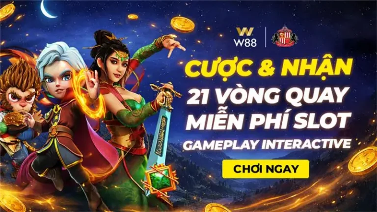 CƯƠC & NHẬN NGAY 21 VÒNG QUAY MIỄN PHÍ TẠI SLOT GAMEPLAY INTERACTIVE