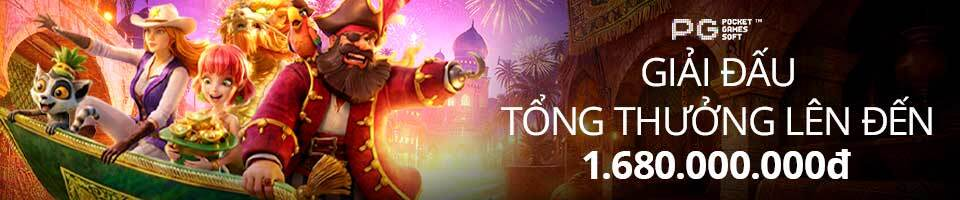 GIẢI ĐẤU SLOT PG SOFT – TỔNG TIỀN THƯỞNG LÊN ĐẾN 1,680,000,000 VND 1 image