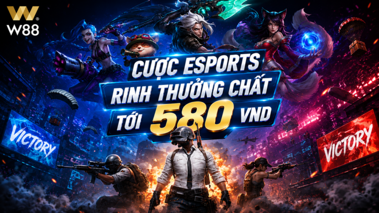 CƯỢC ESPORTS RINH THƯỞNG CHẤT TỚI 580 VND