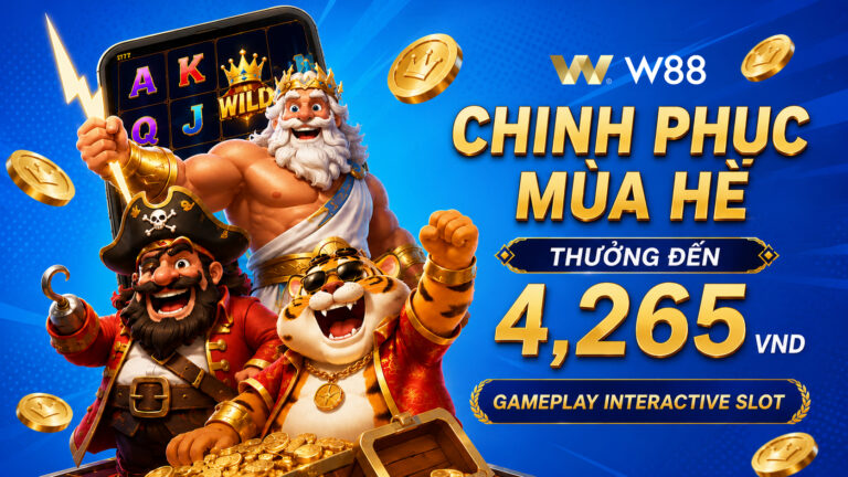 CHINH PHỤC MÙA HÈ – CƯỢC VÀ NHẬN THƯỞNG ĐẾN 4,265 VND TẠI GAMEPLAY INTERACTIVE SLOT